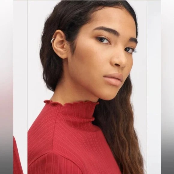 BRAND NEW: KOTN NWT Crimson Textured Maxi Dress - Picture 9 of 9